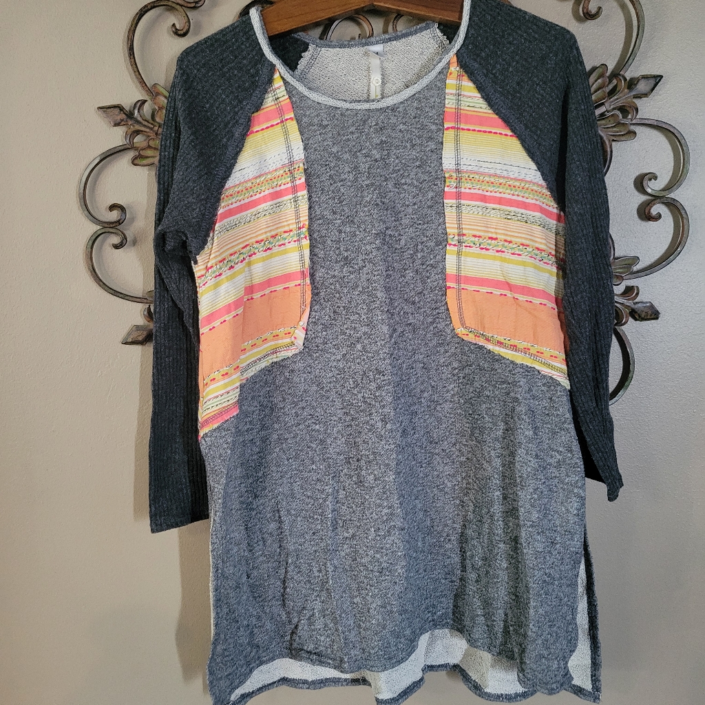 Uncle Frank Patchwork Henley